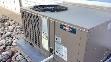 AC unit installed exterior of the home.
