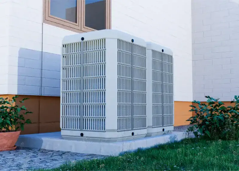 Heat Pump Outside