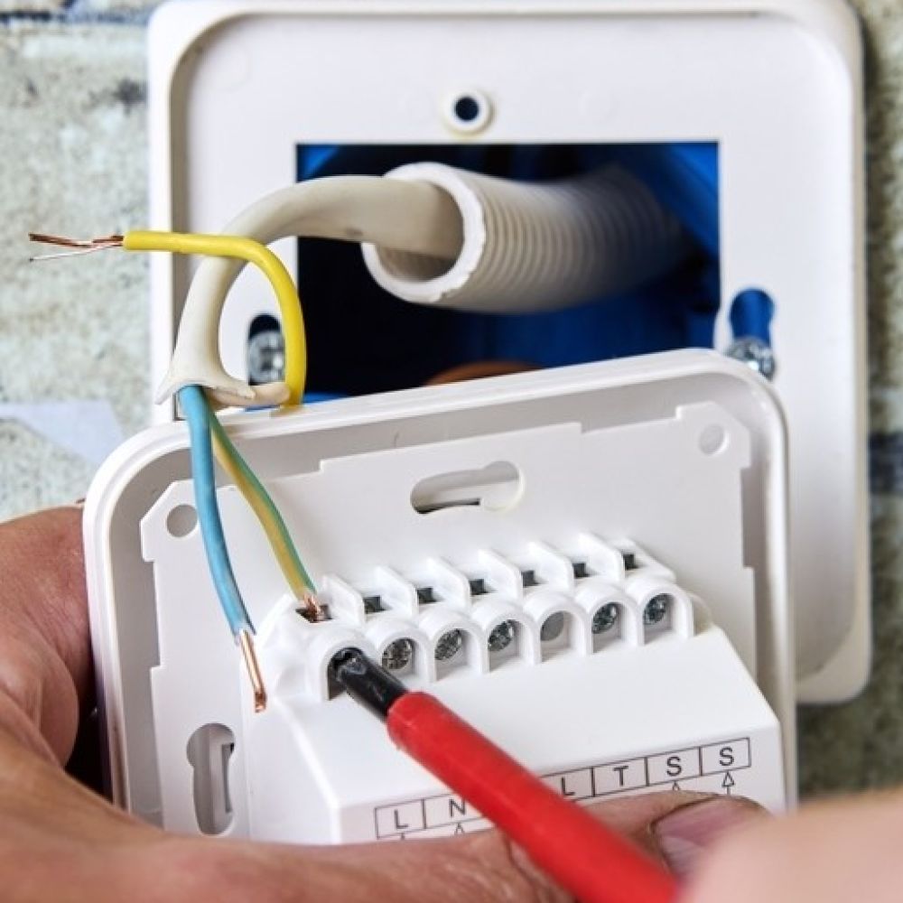 Connecting the wire for heating system