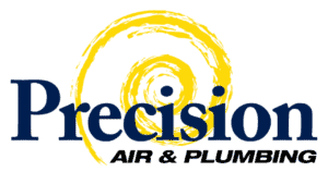 Logo of Precision Air & Plumbing, an HVAC and plumbing company serving the Phoenix area