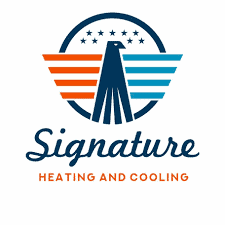 Signature Heating and Cooling company logo.