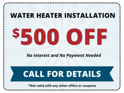 Water Heater Installation Coupon