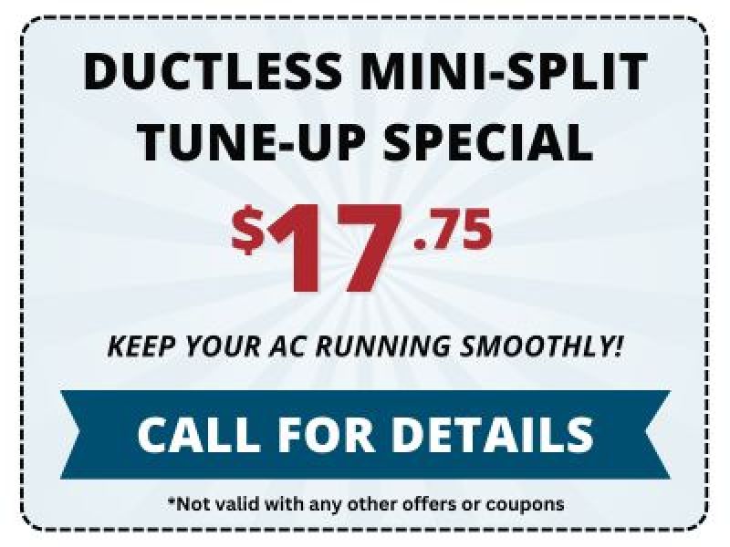 Ductless Mini Split Maintenance Coupon